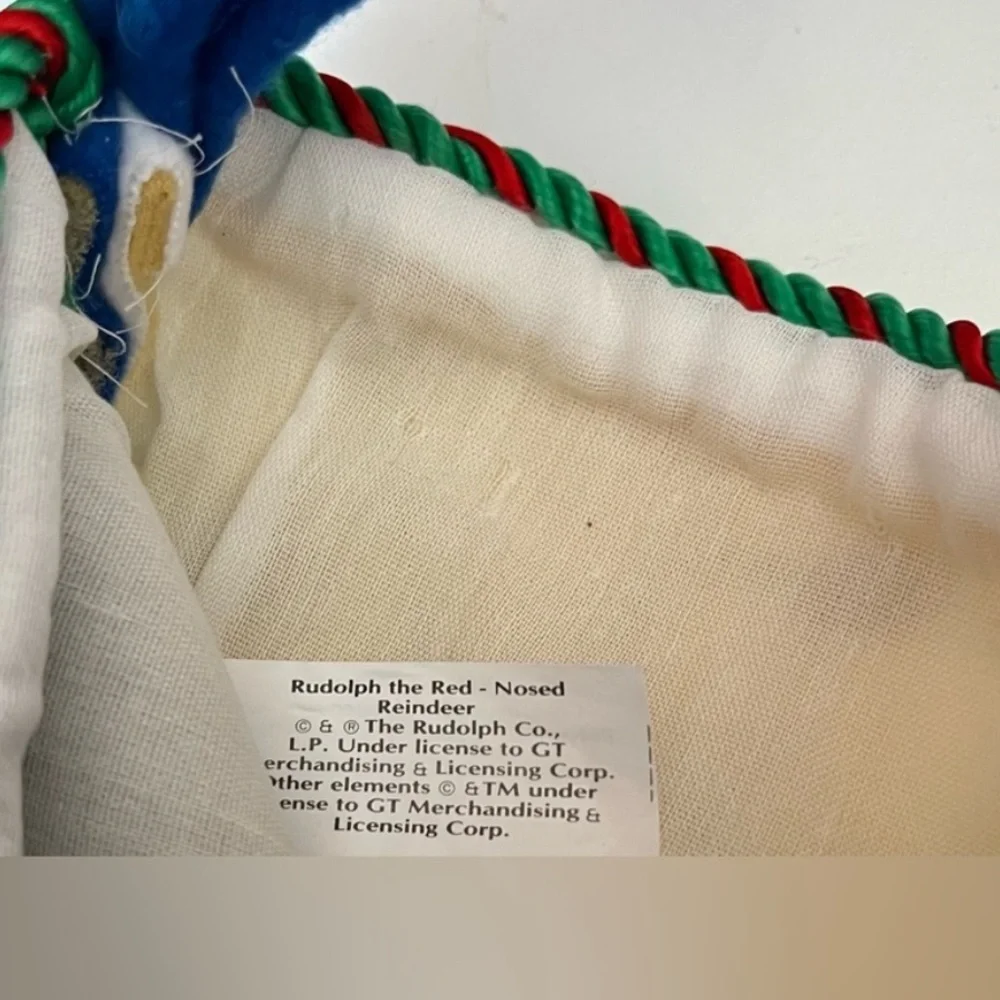 Vintage Rudolph Hermey the Elf Christmas stocking Felt rare decor